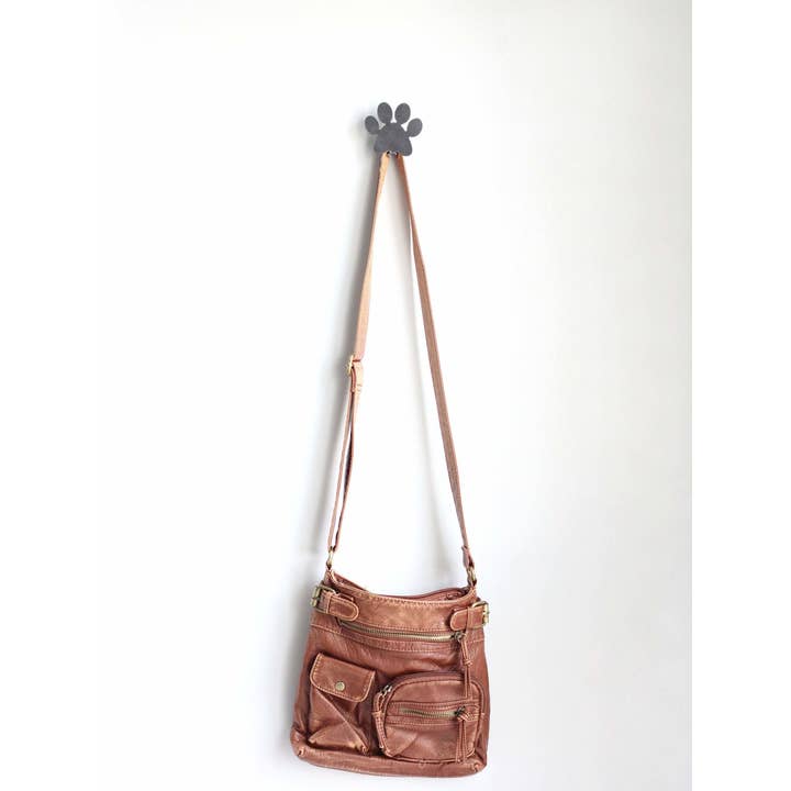 Highland Ridge | Handmade Home Decor – Gancho de parede por atacado – Suporte para trela de cachorro com gancho de impressão de pata7