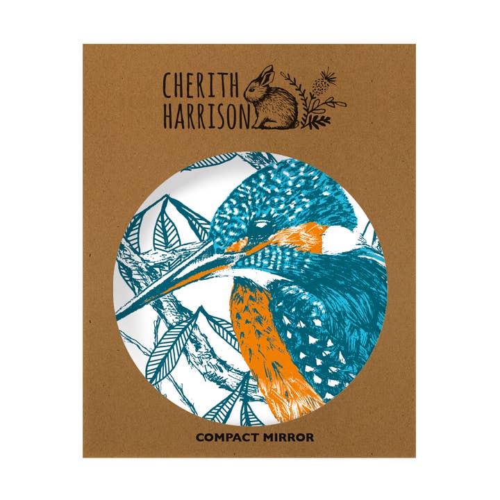 Specchio compatto Cherith Harrison Kingfisher per la vendita all'ingrosso da parte di Parkwood Springs