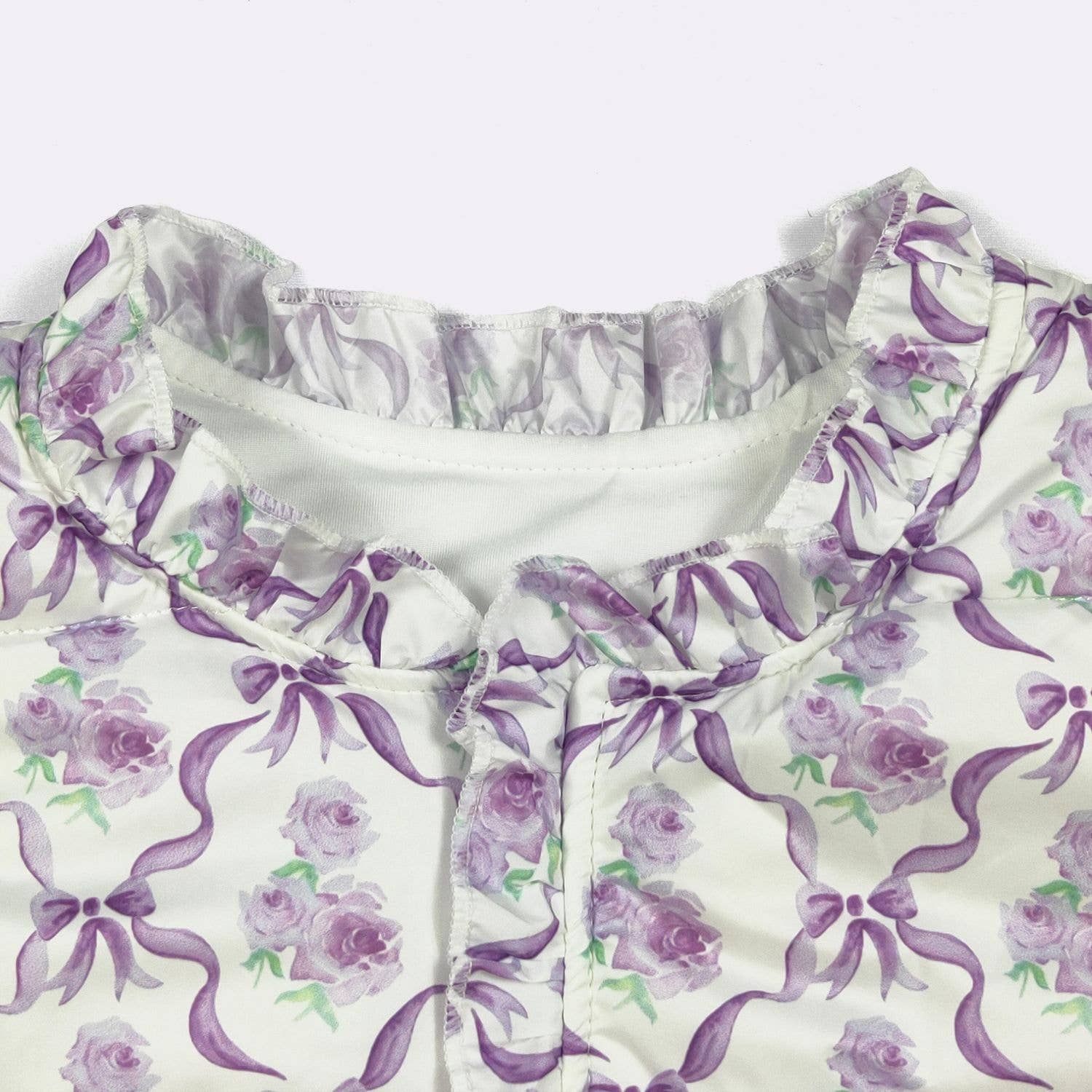 Clover Cottage - Wholesale Outerwear Vest - Kids - Violet Vine Girls Vest2