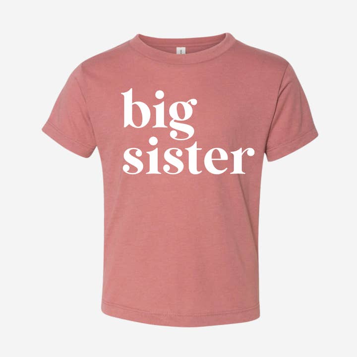 Big Sister Tee for wholesale by Half Pint Children's Boutique