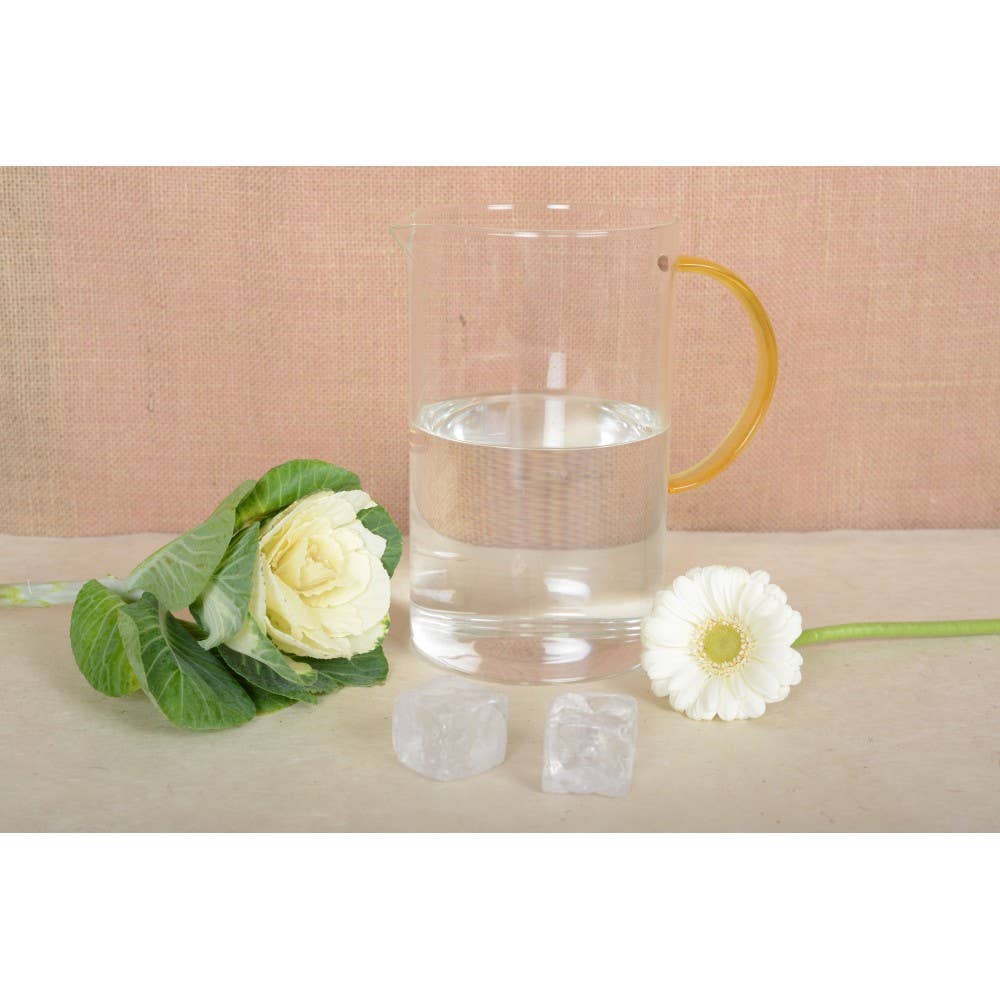 AULICA - Wholesale Pitcher - Glass pitcher with yellow handle 1.5l2