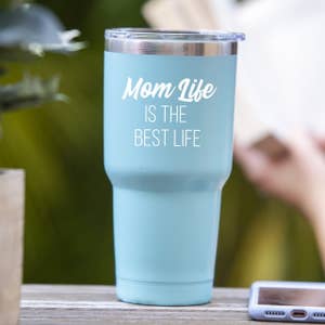 MomLife Plastic Tumbler with Straw – Mscaldwelldesigns