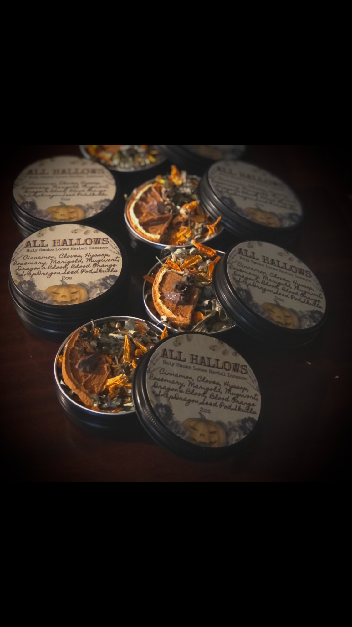 BlakByrd Botanika - Wholesale Incense - ALL HALLOWS Holy Smoke Ritual Incense2