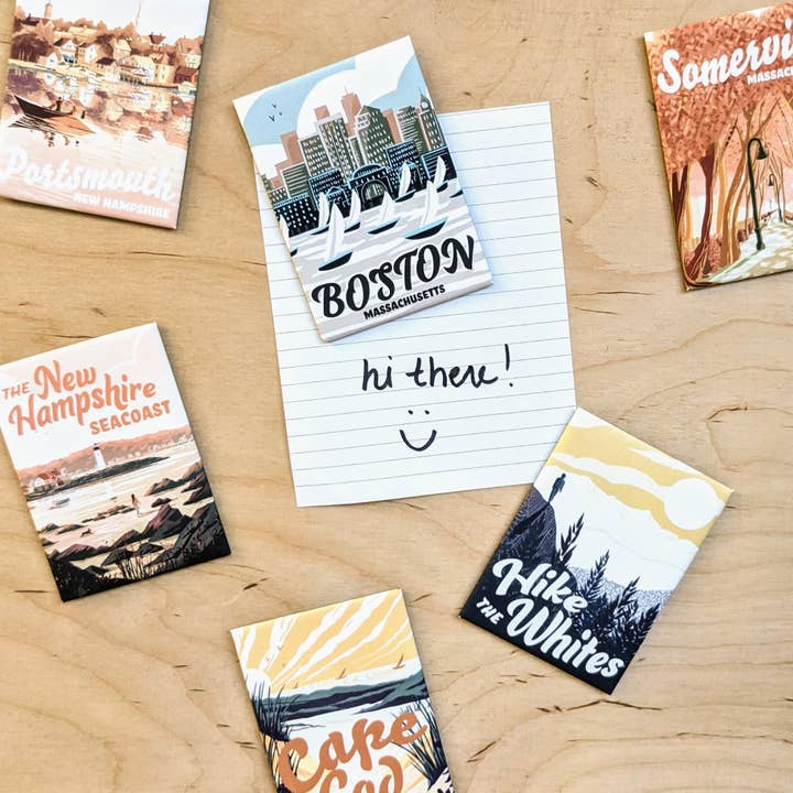 Kat Maus Haus Illustration - Wholesale Magnet - Boston, MA Magnet