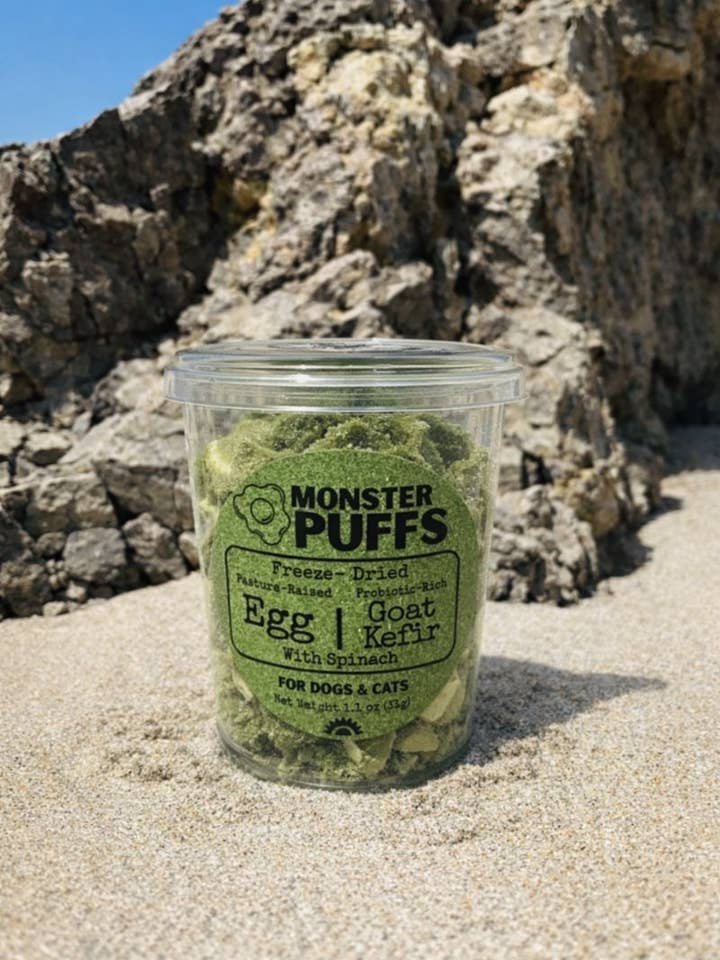 Monster Puffs: Bio-Spinat für den Großhandel von Fur Monster Goodies LLC