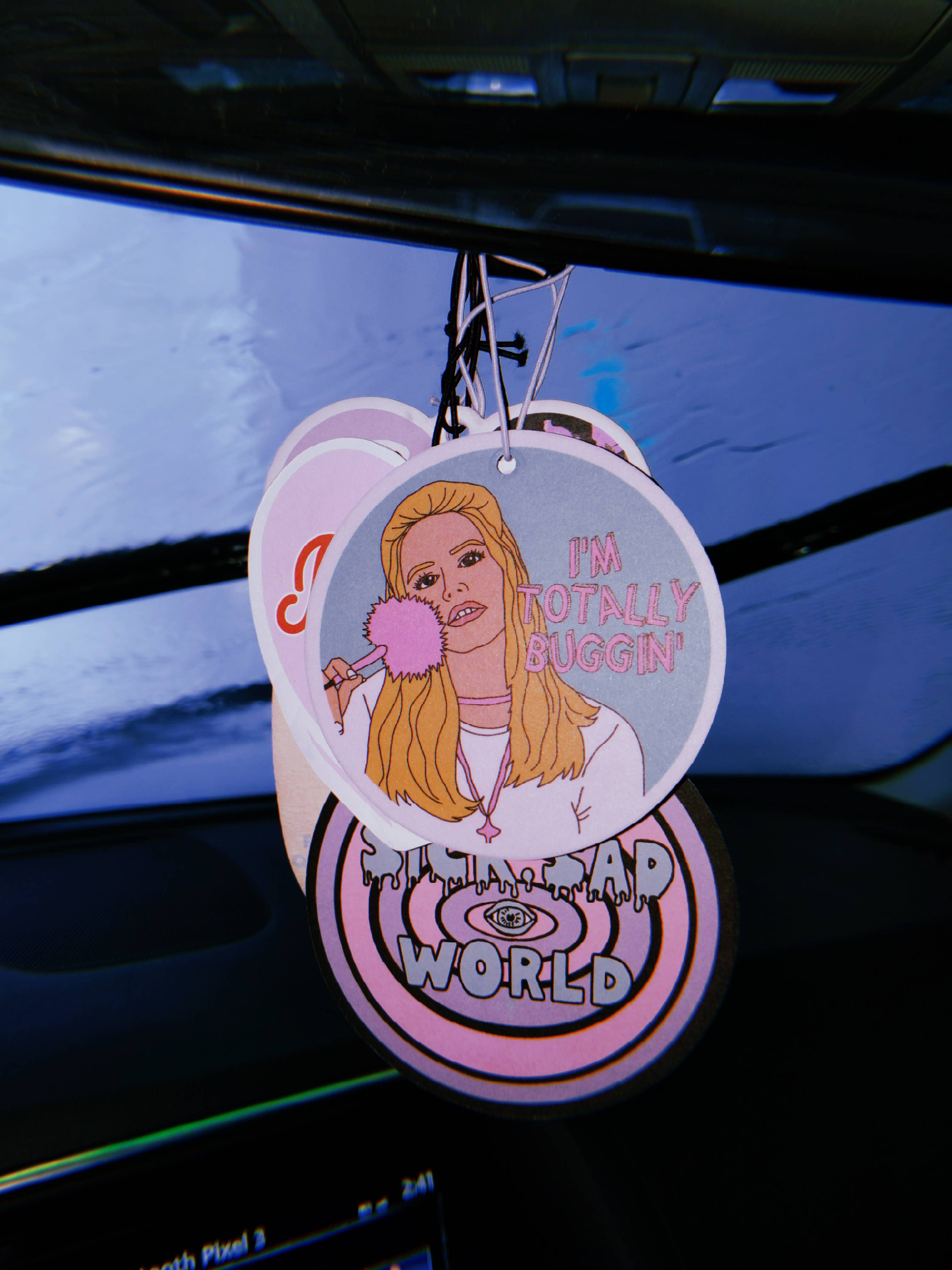 HelloSailorTees - Wholesale Car Freshener - Women's - Cher Buggin Clueless Air Freshener Movie 90s Car Accessories1