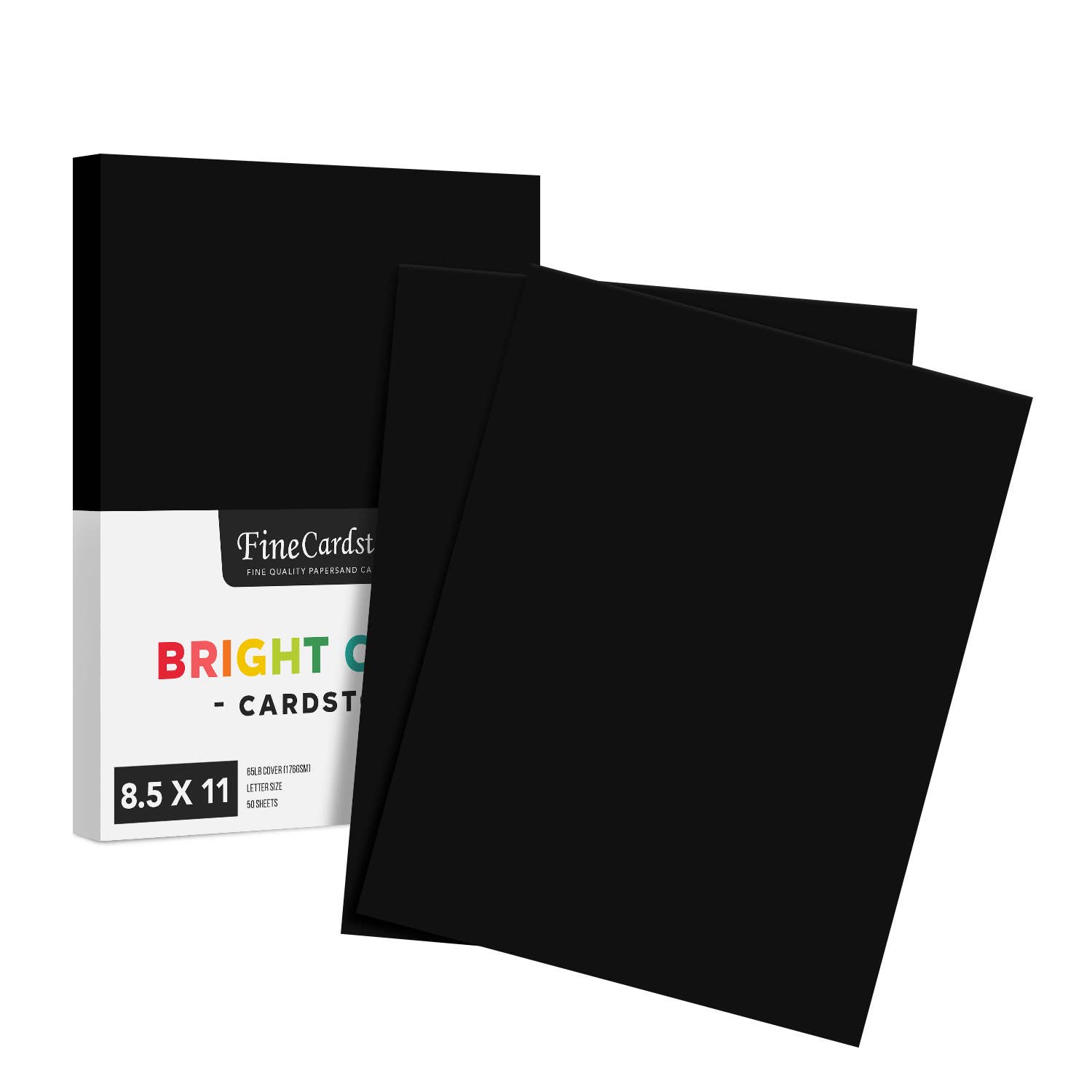 Fine Cardstock – wholesale Hantverkstillbehör – Ljus färg Cardstock papper - 65 lb täcka (176 GSM) - 50 Antal24