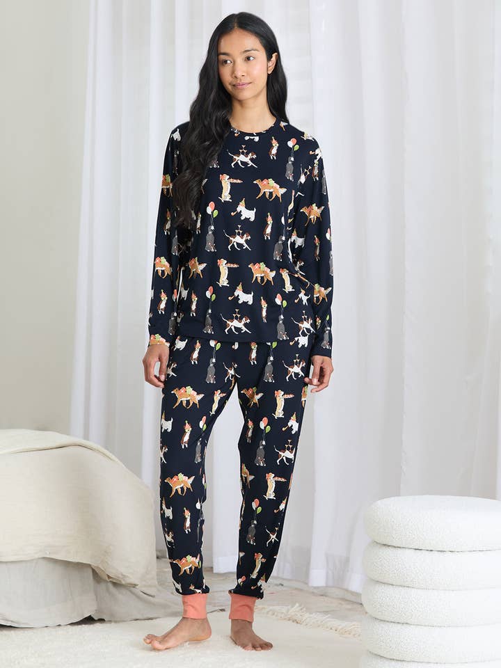 Julhundar Lång Pyjamaset för wholesale av Chelsea Peers