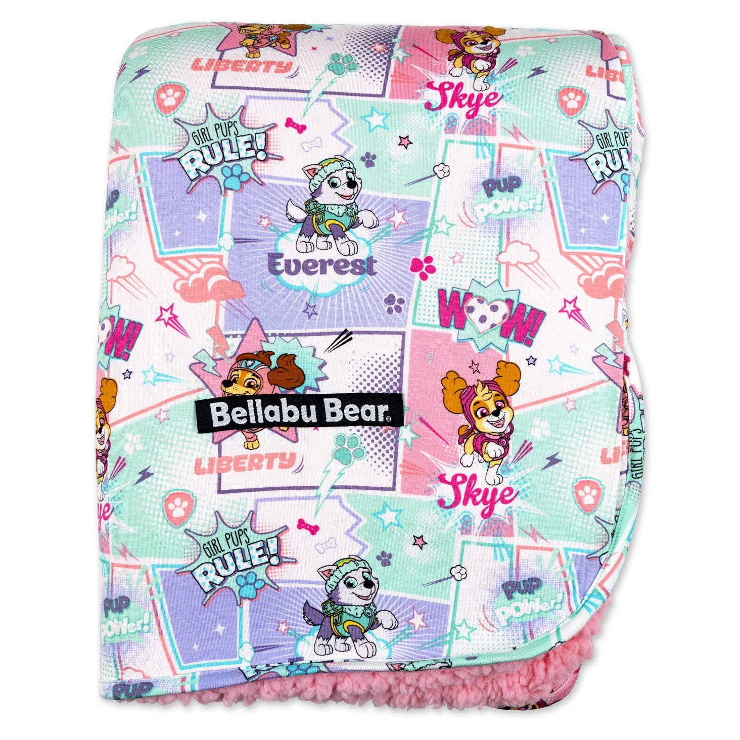 Bellabu Bear - Vendita all'ingrosso Coperta - Bambini e neonati - PAW Patrol: Coperta in Bambù Sherpa Comic Girl Pups4