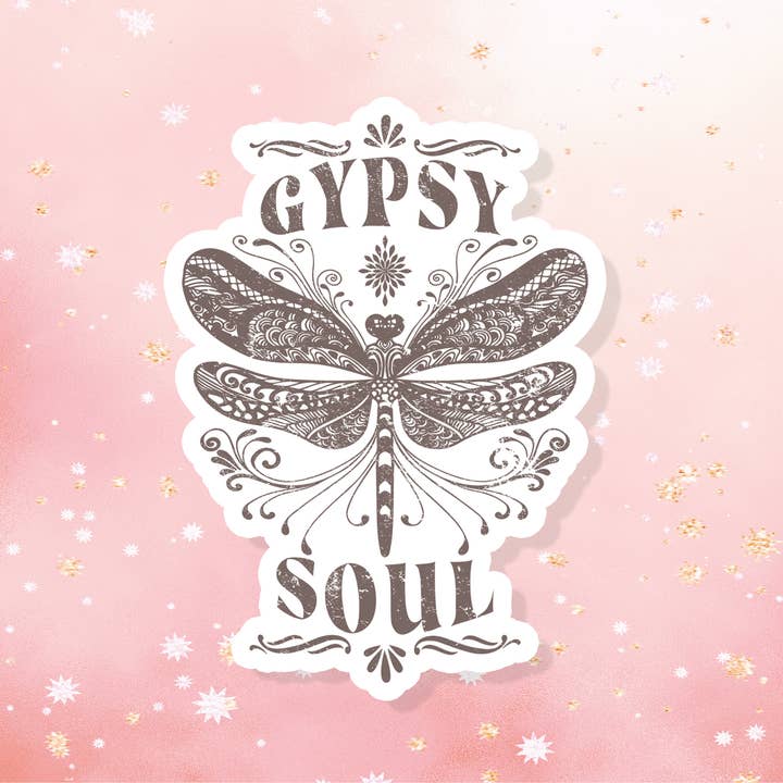 London Luxury Candles - Wholesale Sticker - Gypsy Soul Sticker Metaphysical Intention