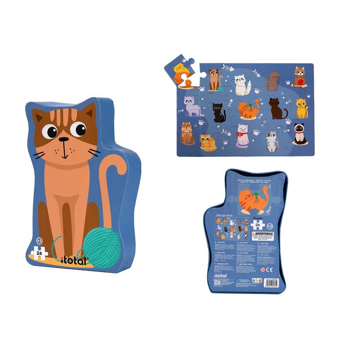 Puzzle 24 Pz Età 3+ Cats per la vendita all'ingrosso da parte di I-Total, I-Drink