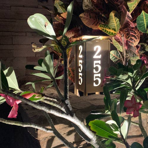 TedStuff - Wholesale Buiten/gazonlicht - RadiantLight 14" hoge ADRESMARKERING Landschapsverlichting - Tuinverlichting9