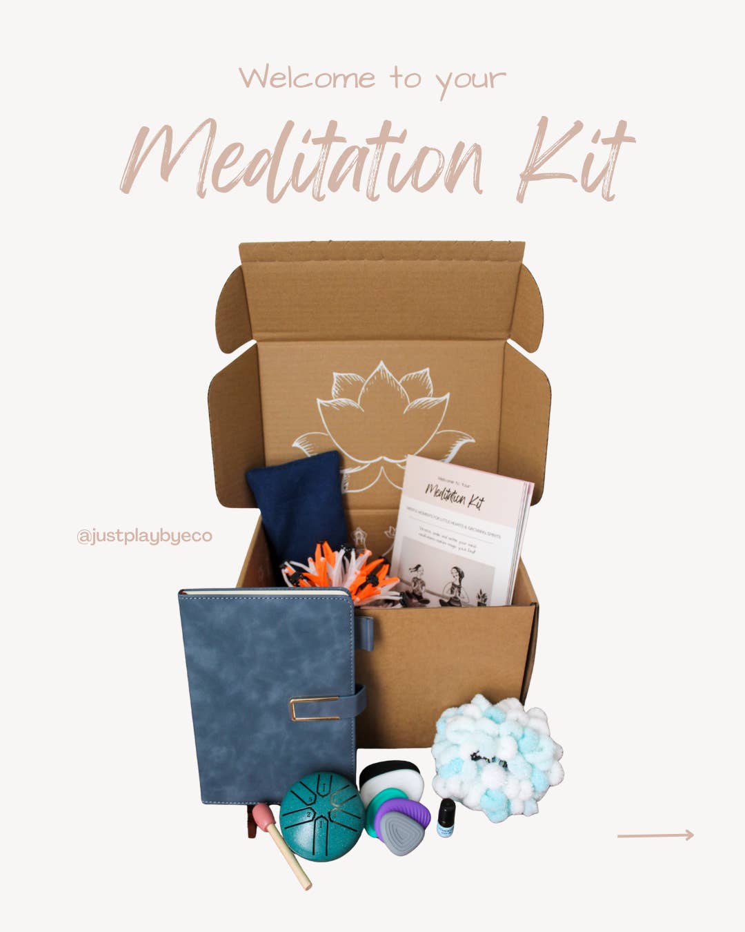 Just Play by E.CO - Wholesale Meditation Supplies - Meditation Kit