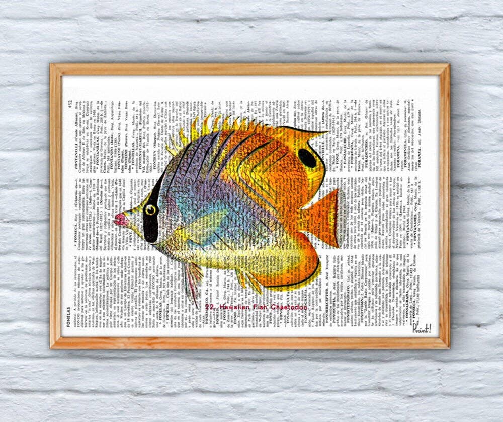 PRRINT! - Wholesale Art Print - Hawaiian Fish Art Print0