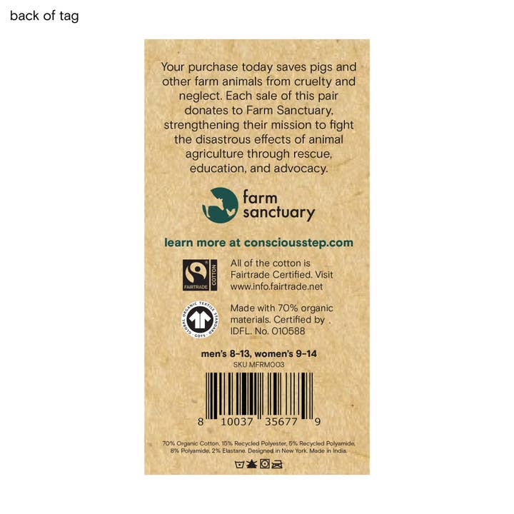 Conscious Step - Wholesale Socks - Unisex - Socks that Save Pigs