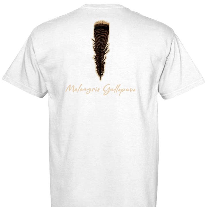 Ghost Ridge Brand - Wholesale Screen Printed T-Shirt - Unisex - Turkey Feather T-Shirt12