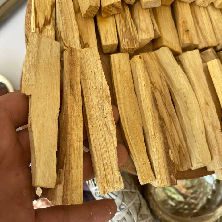 CaNatureLover - Wholesale Smudge Stick - Natural Wholesale PALO SANTO Sticks from PERU 4 INCH