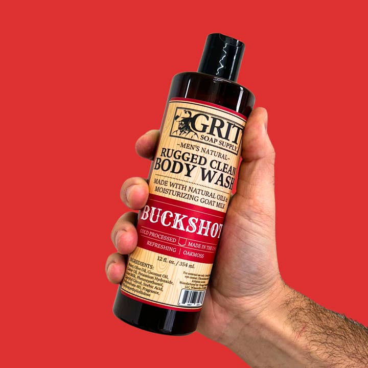 Buckshot Getmjölk Kroppstvål för wholesale av GRIT Soap Supply