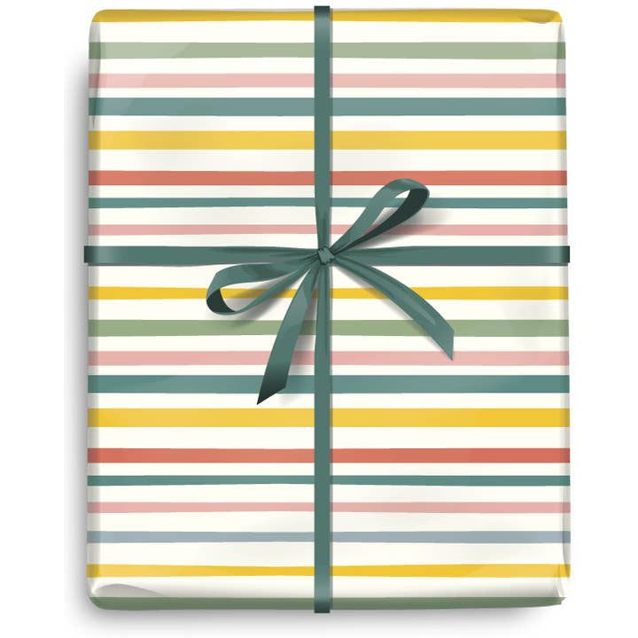 Always on the Go Stripe Gift Wrap for wholesale by The Gift Wrap Company
