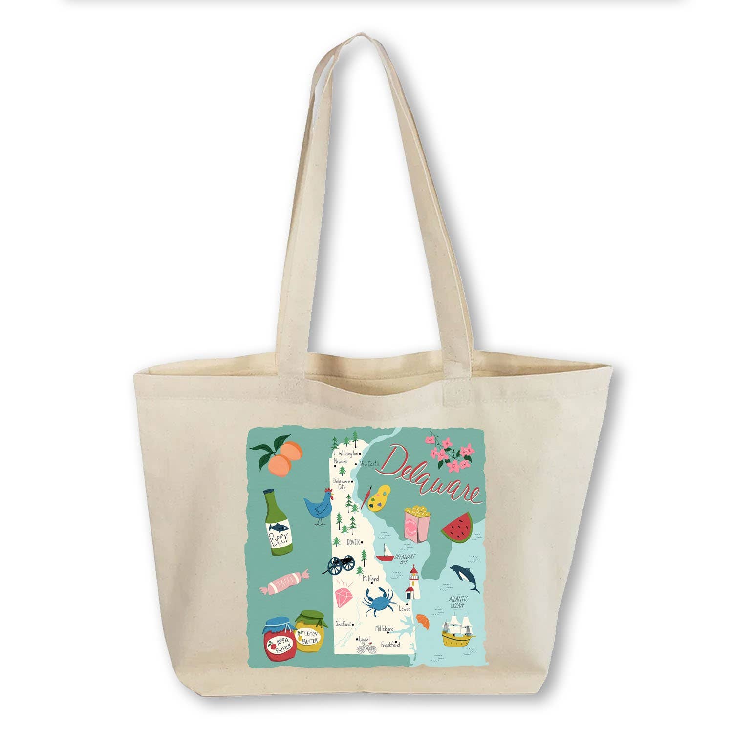 Works of Heart - Wholesale Tote Bag - Unisex - Home State Home: Canvas Totebag5