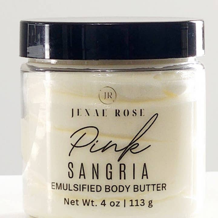 Pink Sangria Emulsified Body Butter for wholesale by Jenae Rose