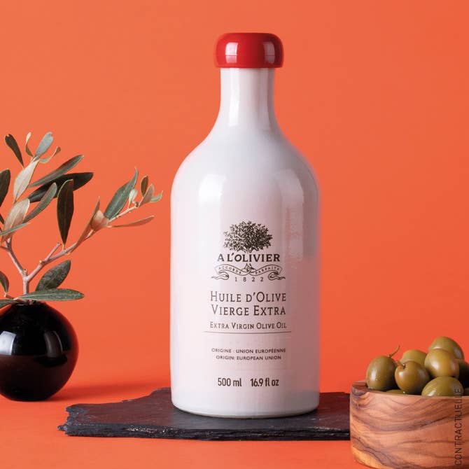 The French Farm - Wholesale Olive Oil - A l'Olivier EVOO Stone Jar 16.9oz3