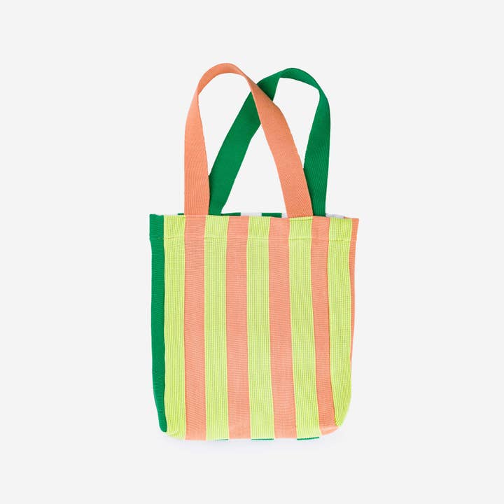 VERLOOP | knits - Wholesale Tote Bag - Women's - Super Stripe Knit Tote