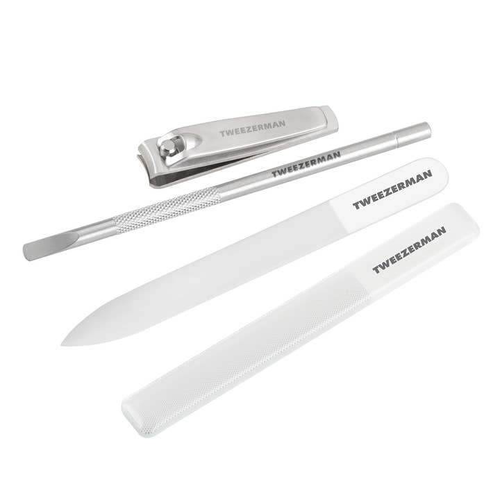 Set de manucure en verre Tweezerman, 1 set pour la vente par Tweezerman