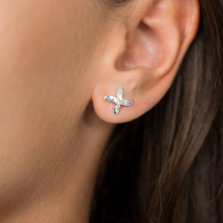 Earrings 1638 - Red Velvet for wholesale by beblue jewelry