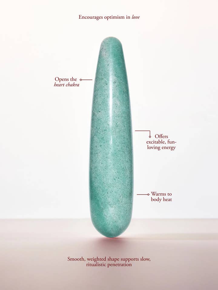 Indian Jade Original Crystal Dildo for wholesale by Chakrubs