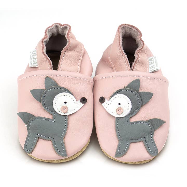 Mjukt läder babyskor Bambi för wholesale av Olea London Ltd