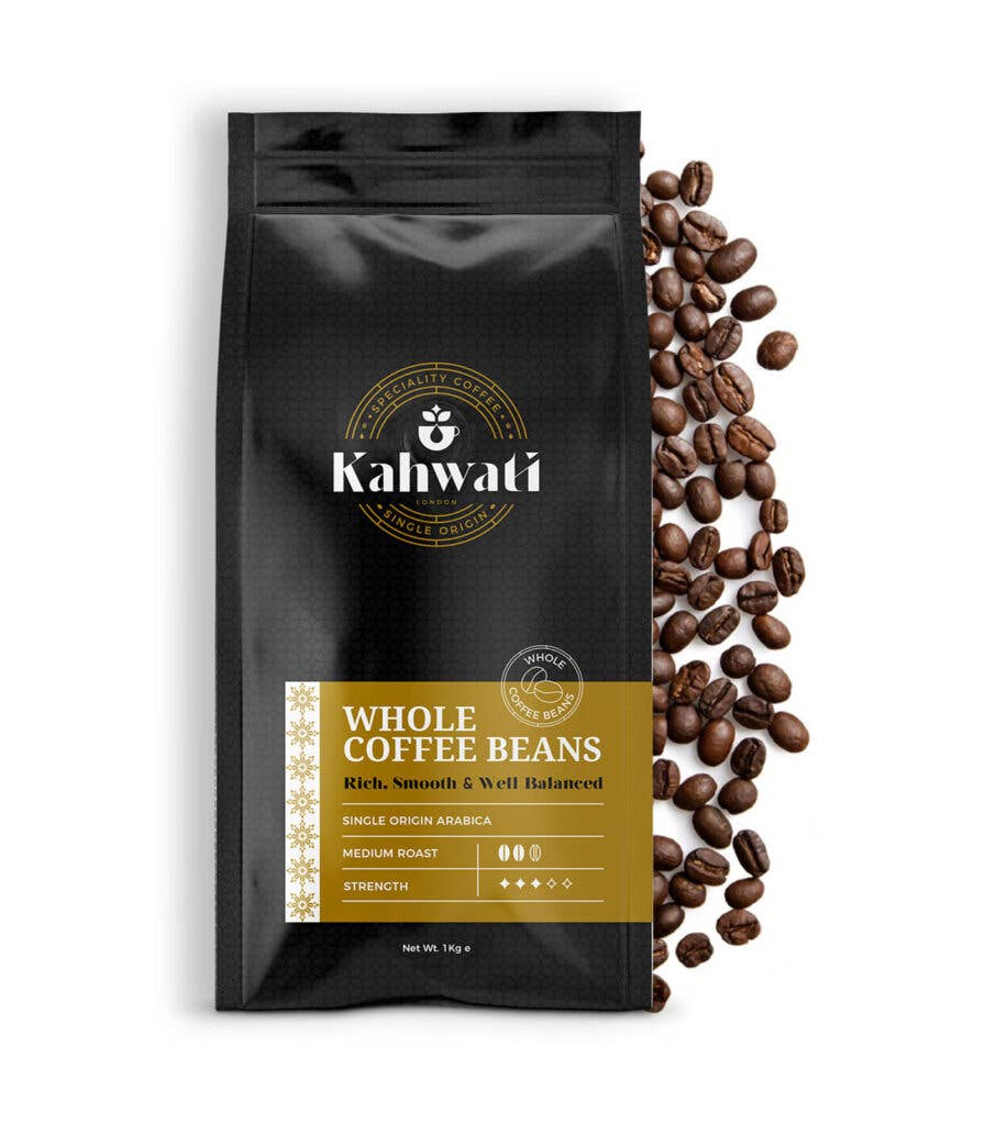 KAHWATI SPECIALITY COFFEE – wholesale Coffee beans – 1kg Whole Beans Coffee - Medium Roast0