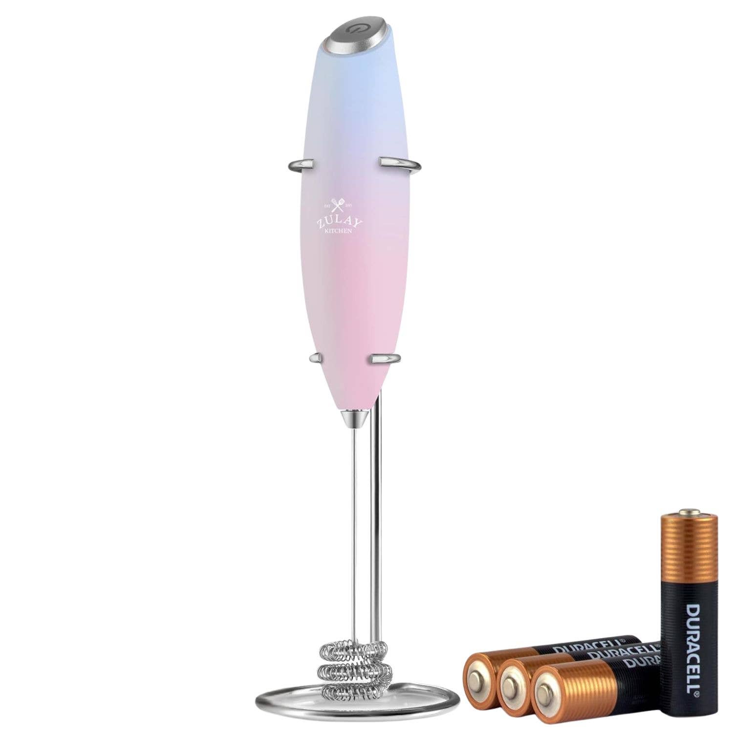 Zulay Kitchen - Wholesale Kitchen Tool/Gadget - Tornado Milk Frother Whisk – Includes 4 AA Batteries25