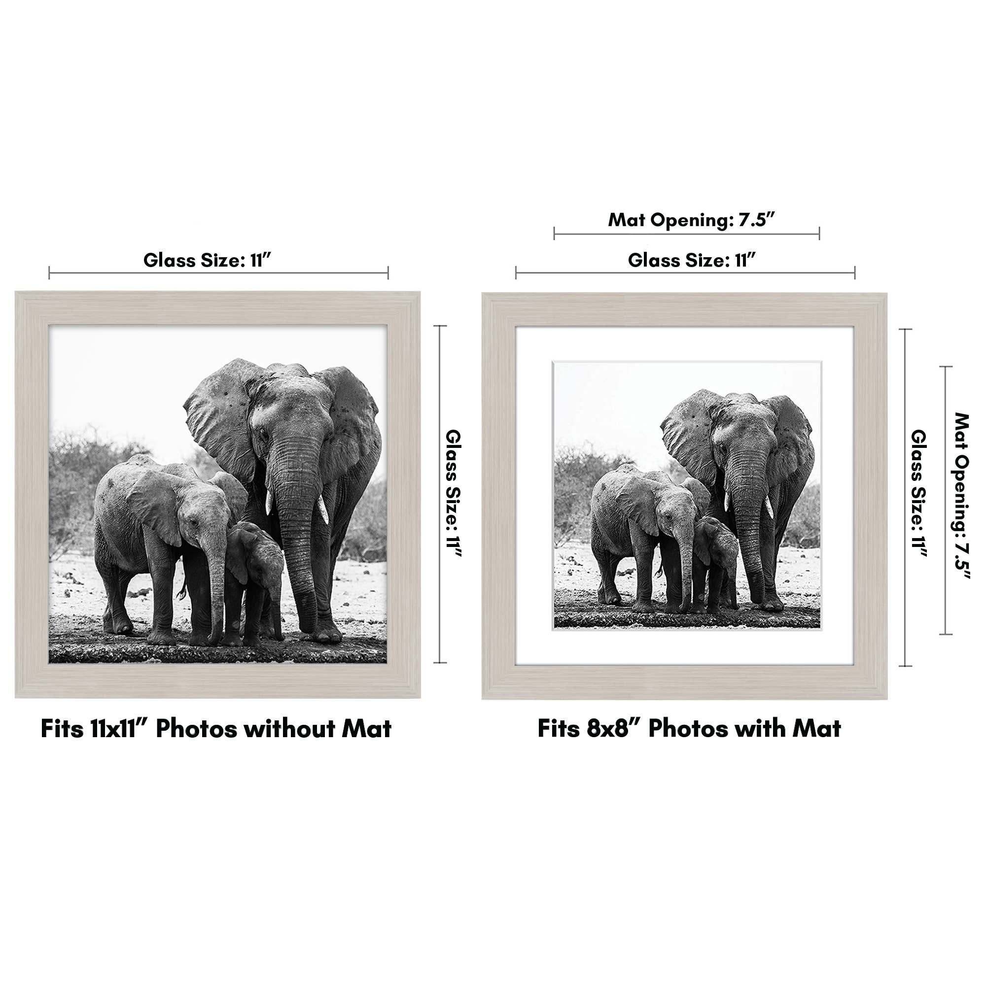 Americanflat - Wholesale Picture Frame - Americanflat Picture Frame with Mat Standard Molding48