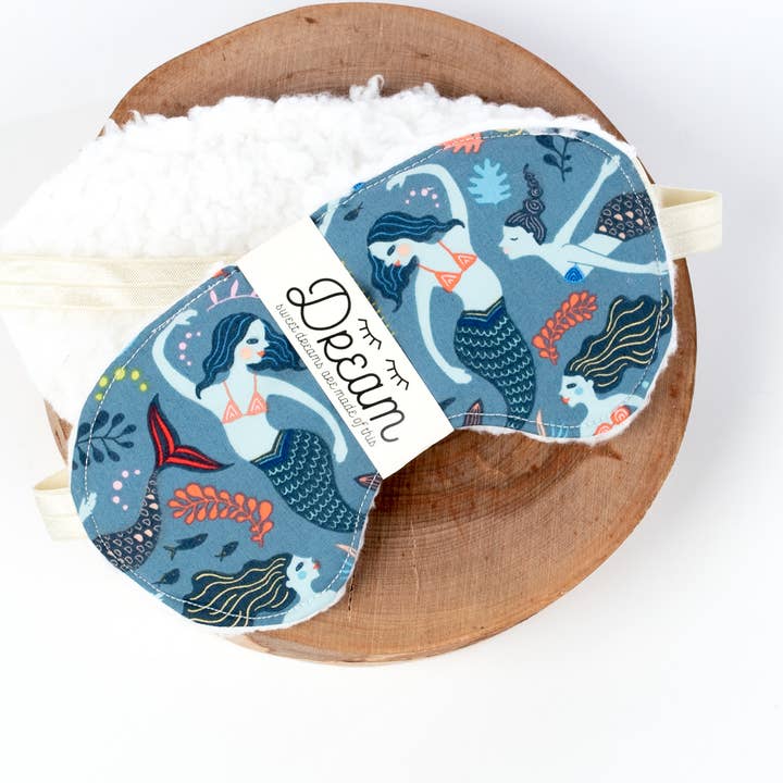 Sleep Masks Mermaid Sweet Dreams Sleep Masks for wholesale by Little Man
