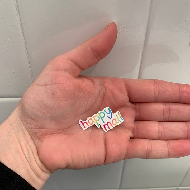 Buzz Tie Dye Creations – wholesale Sticker – Happy Mail Rainbow Sticker Sheet