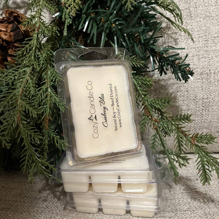 Cranberry Bliss wax melt (Pack of six ) for wholesale by Cozy Candle Co