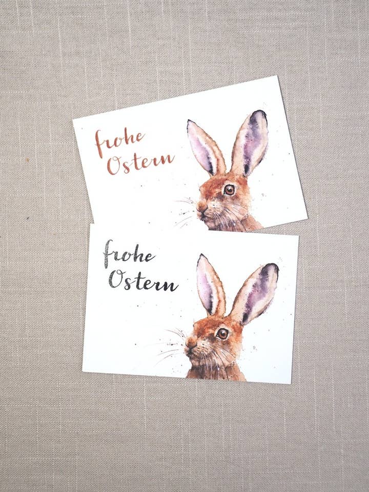 Carte postale « Joyeuses Pâques » pour la vente par Jona Art