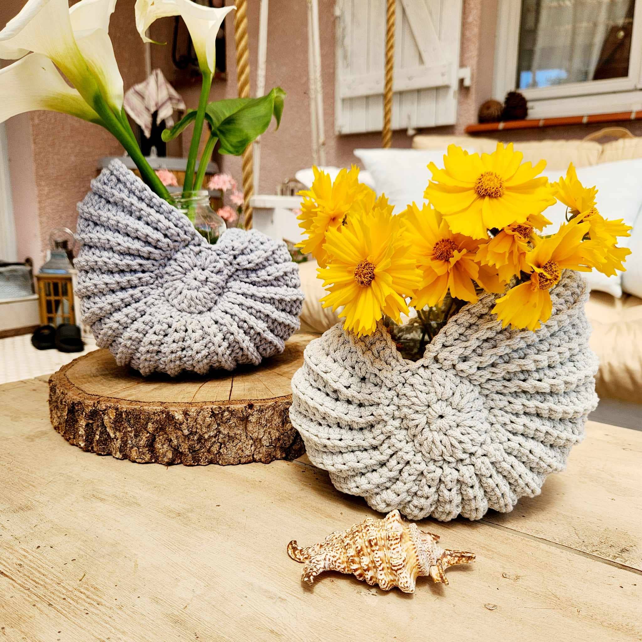 Naturalmarjory – wholesale Korg – Ammonite M, bohemisk dekorativ korg i form av snäcka11