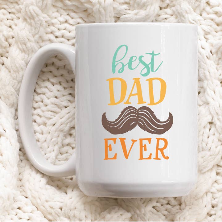 15oz Father's Day Mug Coffee Mug for Dad Gifts Best Dad Ever for wholesale by P E T I T R U E