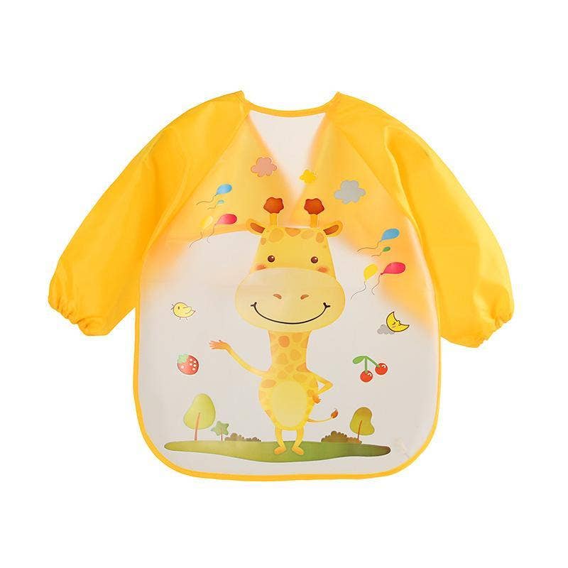 KiddieKickz - Vente Tablier – enfant - Tablier imperméable à manches longues Cute Bibs, blouse d'alimentation pour enfants9