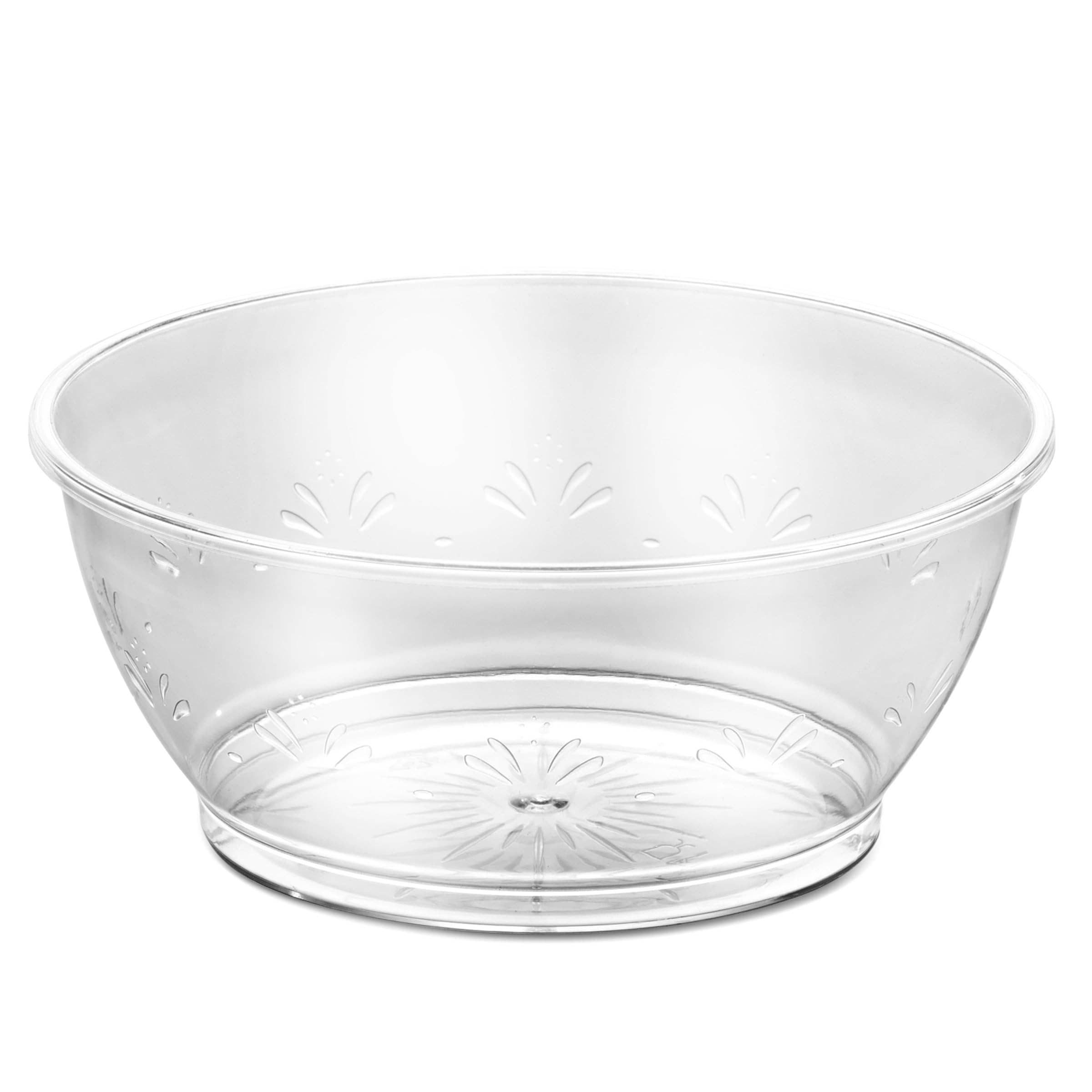 bedwina - Wholesale Condiment/Dip Bowl - Clear Mini Plastic Dessert Bowls 6 oz - 400 Count3