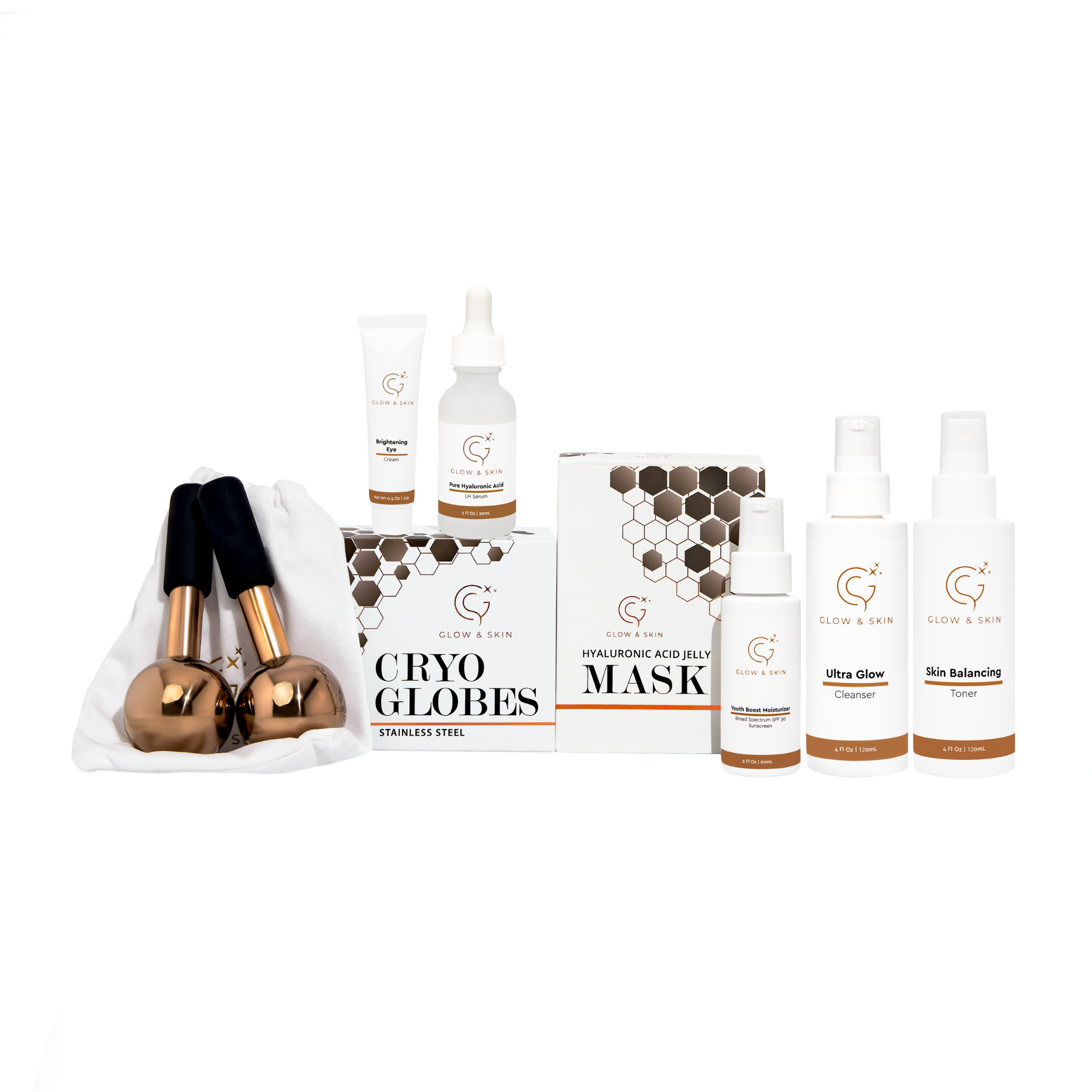 Glow & Skin - Wholesale Facial Care Set/Kit - Cryo Globes Starter Kit1