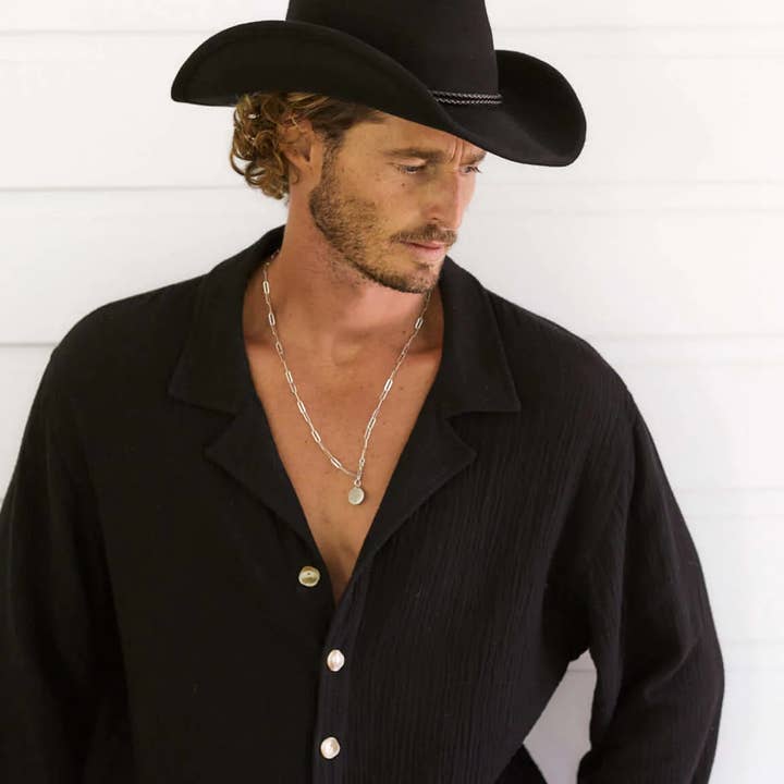 Sort Forbudt vestlig australsk uldhat for engroshandel på Faire2