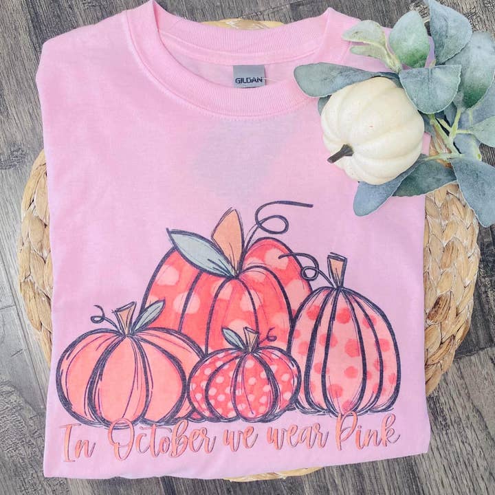 En octubre llevamos rosa para venta al por mayor de Southern Designs & Home Decor