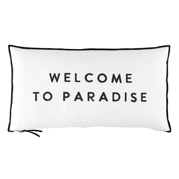Lumbar Pillow - Welcome to Paradise for wholesale by Santa Barbara Design Studio by Creative Brands
