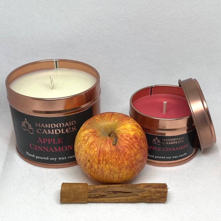 Apple Cinnamon Scented Candle for wholesale by HandMaid Candles
