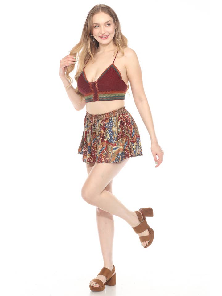 Lakhays Collection Inc. - Wholesale Knit Top - Women's - Fiesta Crochet Crop Top8