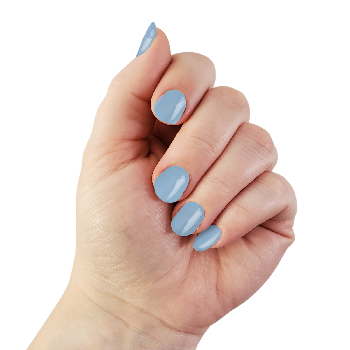 Ivy & Ash – Großhandel Nailart/Nagelsticker – Blue Ice | Hellblaue Nagellackstreifen mit Perlenfinish4