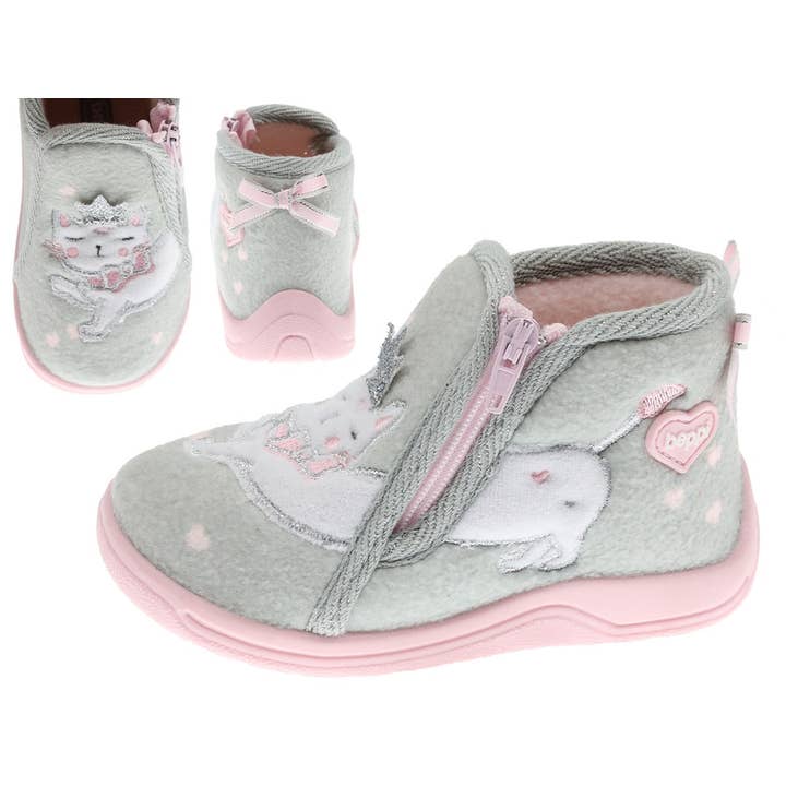 Grijze kinderslipper Beppi-2187922 voor wholesale door BeShoes Distribuição